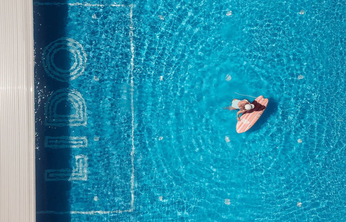 Pool view from above